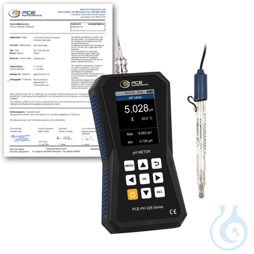 Image of pH-Meter PCE-PH 228LAB-GEN-ICA - Luminix Health