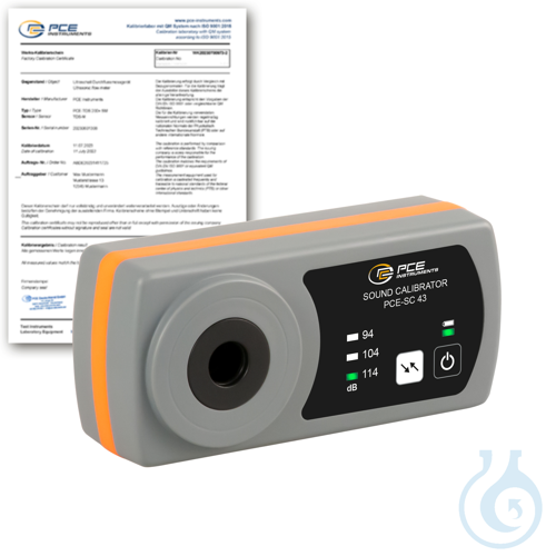 Sound Level Calibrator PCE-SC 43-ICA - Luminix Health