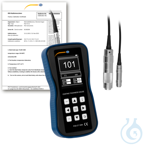 Image of Coating Thickness Meter PCE-CT 100N-ICA - Luminix Health