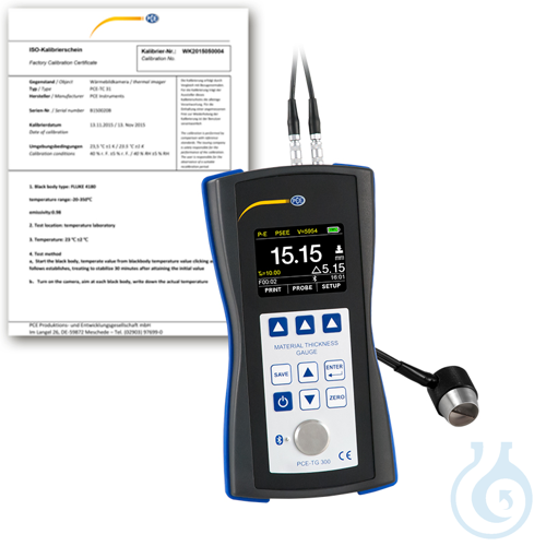 Image of Material Thickness Meter PCE-TG 300-NO2-ICA - Luminix Health