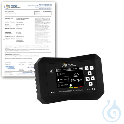Air Quality Datalogger PCE-AQD 50A-ICA - Luminix Health