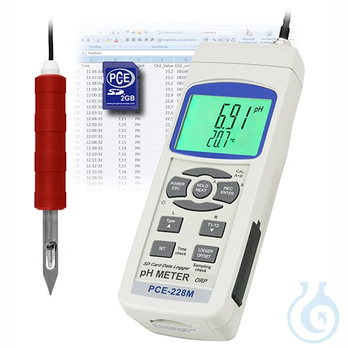 Image of Meat pH-Meter PCE-228M - Luminix Health