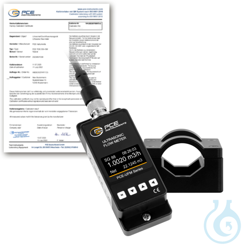 Image of Clamp-On Ultrasonic Flow Meter PCE-UFM 20-ICA - Luminix Health