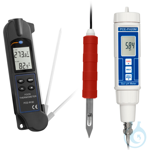 pH-Tester Kit PCE-PH20M-IR 80-KIT - Luminix Health