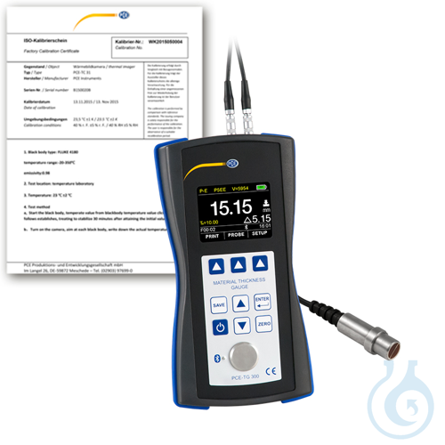 Image of Material Thickness Meter PCE-TG 300-NO5-ICA - Luminix Health