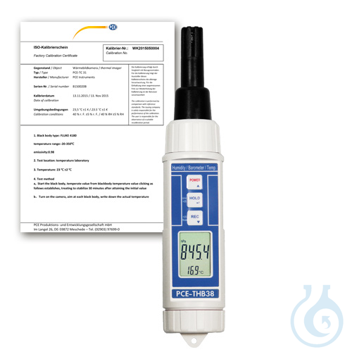 Image of Thermo-Hygro-Barometer PCE-THB 38-ICA - Luminix Health