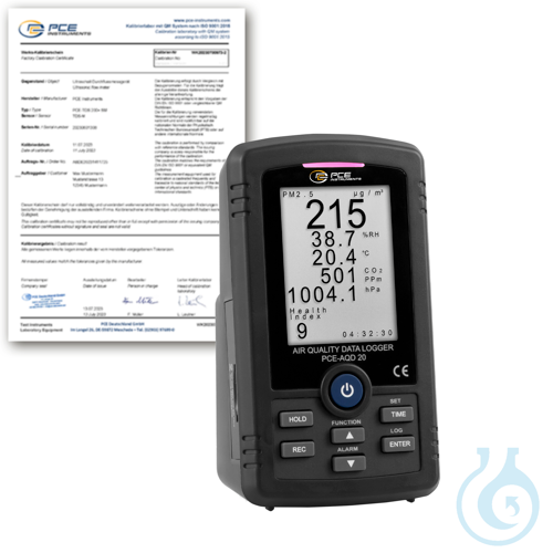Air Quality Datalogger PCE-AQD 20-ICA - Luminix Health
