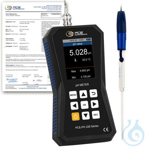 Image of pH-Meter PCE-PH 228LIQ-ICA - Luminix Health