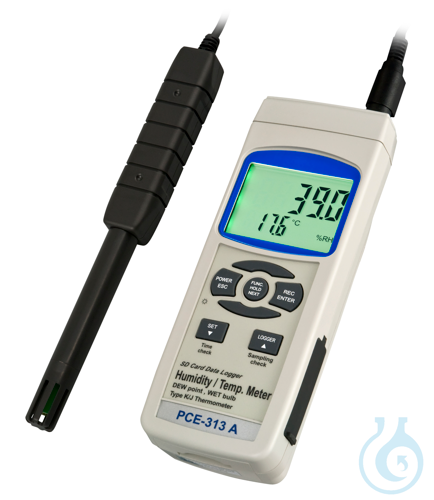 Image of Thermo-Hygrometer PCE-313A - Luminix Health