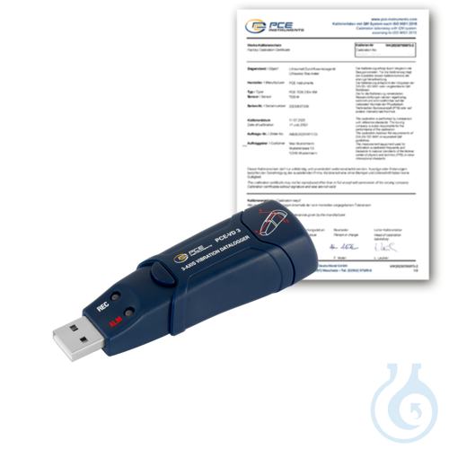 Image of 3-Axis-Shock-Datalogger PCE-VD 3-ICA
