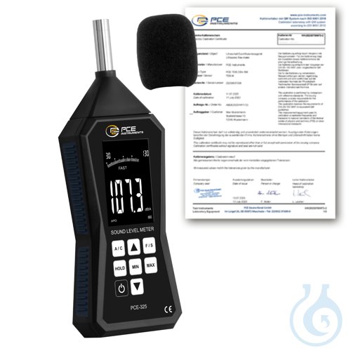Image of Sound Level Meter PCE-325-ICA - Luminix Health