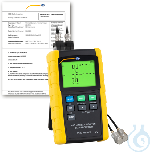 Image of Vibration Datalogger PCE-VM 5000-ICA - Luminix Health