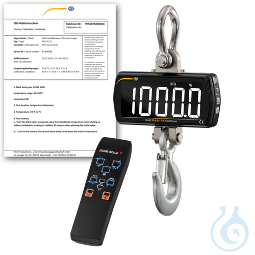 Image of Crane Scale PCE-CS 1000LD-ICA - Luminix Health