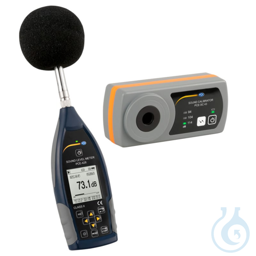 Sound Level Meter PCE-428 + Calibrator PCE-SC 43 - Luminix Health