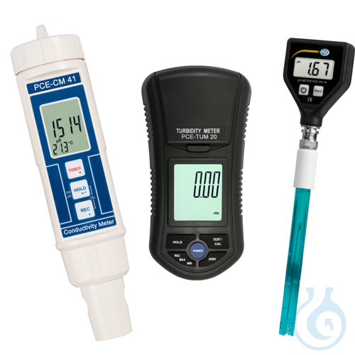 Image of pH-Tester Kit PCE-PH 16-TUM 20-CM 41-KIT - Luminix Health