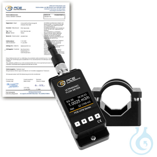 Image of Clamp-On Ultrasonic Flow Meter PCE-UFM 25-ICA - Luminix Health