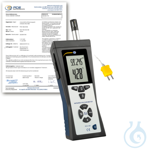 Image of Thermo-Hygrometer PCE-320-ICA - Luminix Health