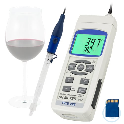 Image of pH-Meter PCE-228WINE - Luminix Health
