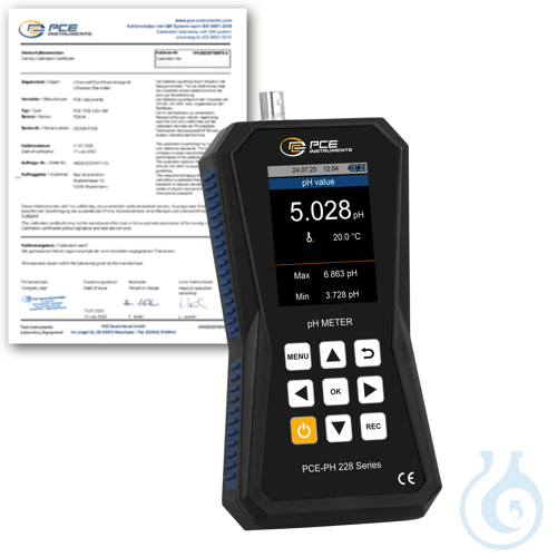 Image of pH-Meter PCE-PH 228HHD-ICA - Luminix Health
