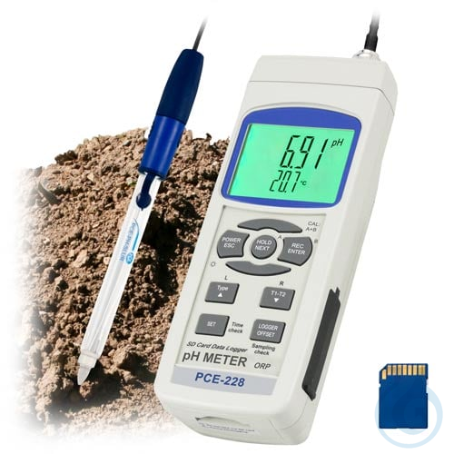 Image of pH-Meter PCE-228SLUR - Luminix Health