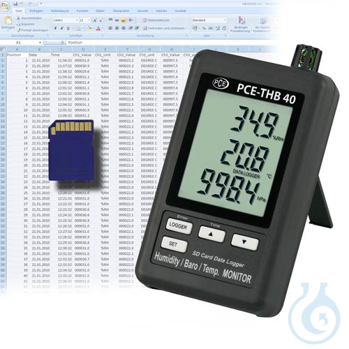 Image of Thermo-Hygro-Barometer PCE-THB 40 - Luminix Health