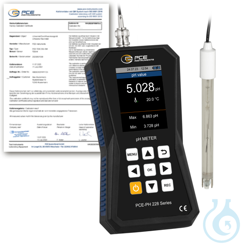 Image of pH-Meter PCE-PH 228-ICA - Luminix Health
