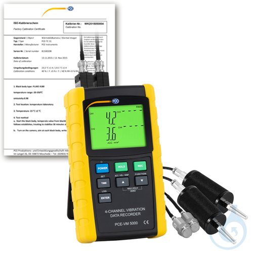 Image of Vibration Datalogger PCE-VM 5000-KIT-ICA - Luminix Health