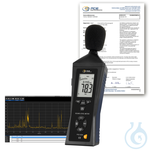 Image of Sound Level Meter PCE-322ALEQ-ICA - Luminix Health