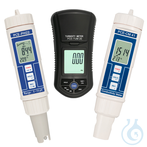 Image of pH-Tester Kit PCE-PH 22-TUM 20-CM 41-KIT - Luminix Health