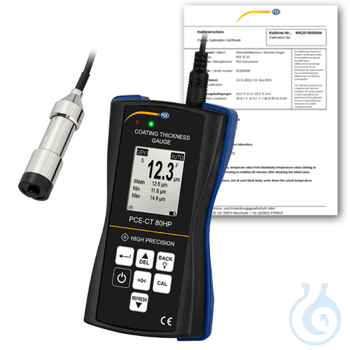 Image of Coating Thickness Meter PCE-CT 80HP-FN3-ICA - Luminix Health