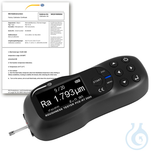 Image of Roughness-Tester with Bluetooth-Function PCE-RT 2000BT-ICA - Luminix Health