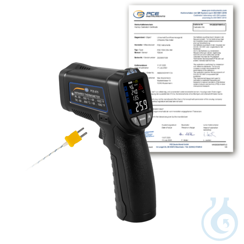 Multi Function Infrared Thermometer PCE-675-ICA - Luminix Health