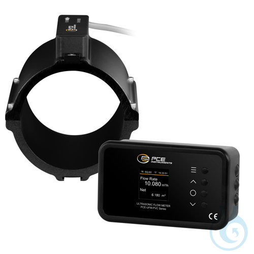 Image of Clamp-On Ultrasonic Flow Meter PCE-UFM 80PVC - Luminix Health