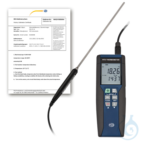 Image of Precision Thermometer PCE-HPT 1-ICA - Luminix Health