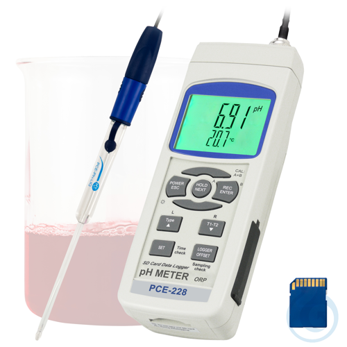 Image of pH-Meter PCE-228LIQ - Luminix Health
