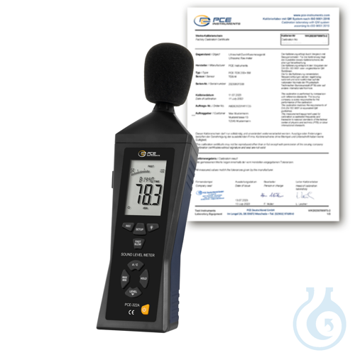 Image of Sound Level Meter PCE-322A-ICA - Luminix Health