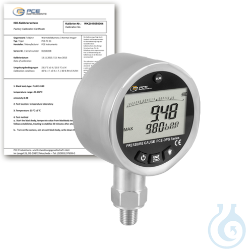 Image of Digital Pressure Meter PCE-DPG 10-ICA - Luminix Health