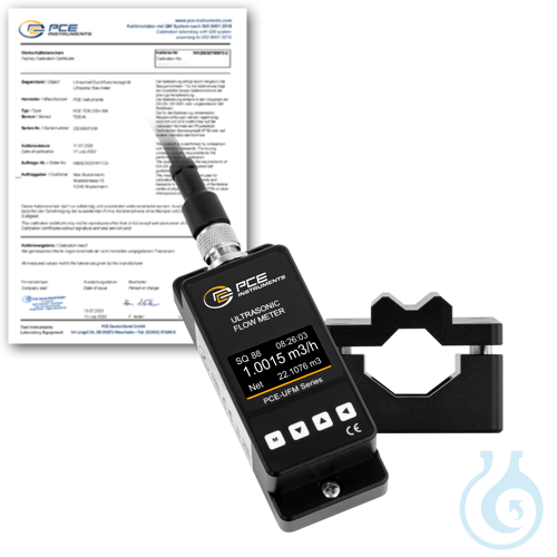Image of Clamp-On Ultrasonic Flow Meter PCE-UFM 15-ICA - Luminix Health