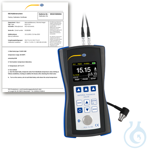 Image of Material Thickness Meter PCE-TG 300-NO7-ICA - Luminix Health
