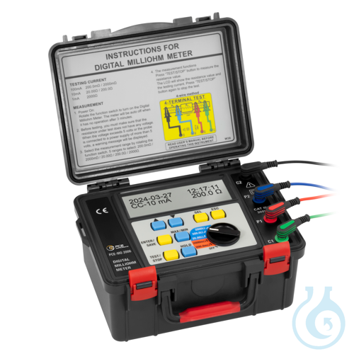 Image of Milliohmmeter PCE-MO 2006 - Luminix Health