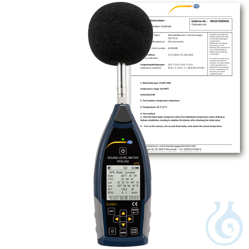 Image of Sound Level Meter PCE-432-ICA - Luminix Health