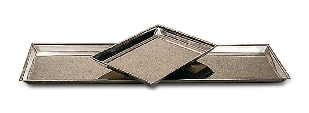 Rotilabo®-spillage tray, stainless steel, L 210 x W 145 x H 20 mm, 1 unit(s) - Luminix Health