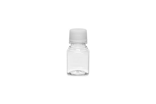 Media bottle, 100 ML, PET, square, sterile, SAL