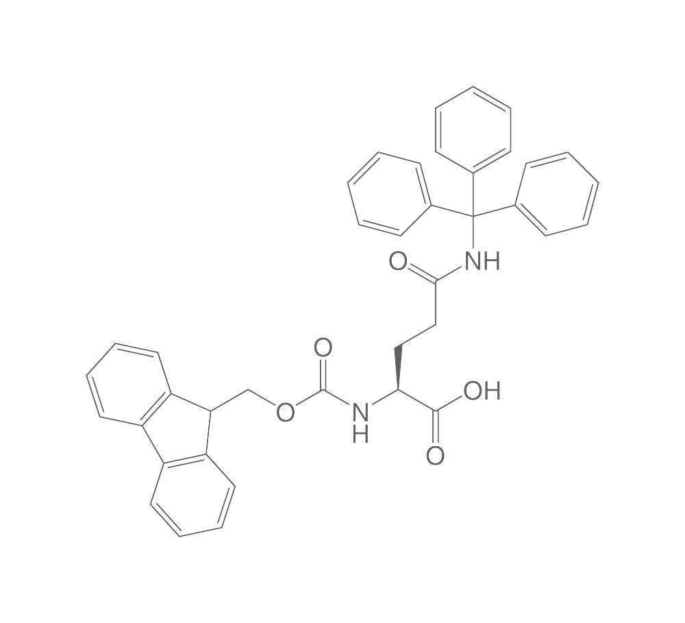 Fmoc-L-Glutamine-(Trityl), PEPTIPURE®, min. 98 %, for biochemistry, 5 g, glass - Luminix Health