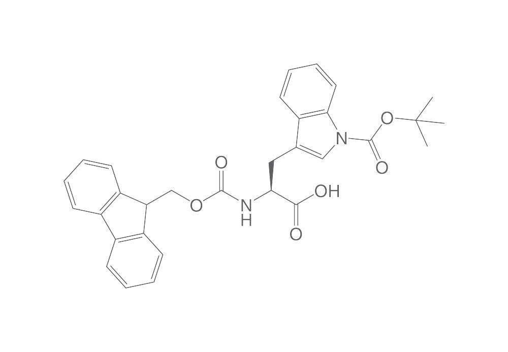 Fmoc-L-Tryptophan-(Boc), PEPTIPURE®, min. 97 %, for biochemistry, 5 g, glass - Luminix Health