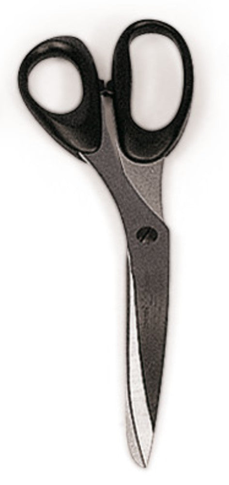 Scissors, f. cardboard, leather, plastic, stainless steel, LH - Luminix Health