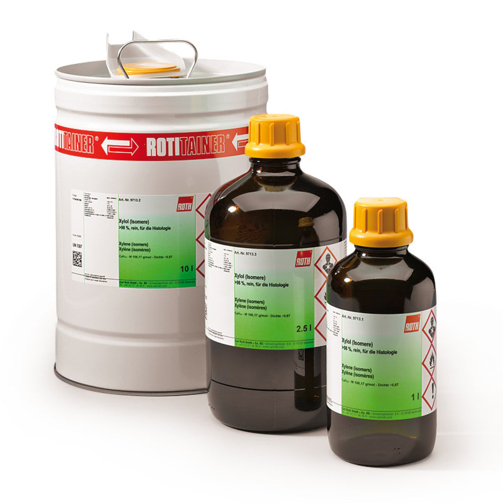 Xylene (isomers), min. 97 %, pure, for histology, 1 l, glass - Luminix Health