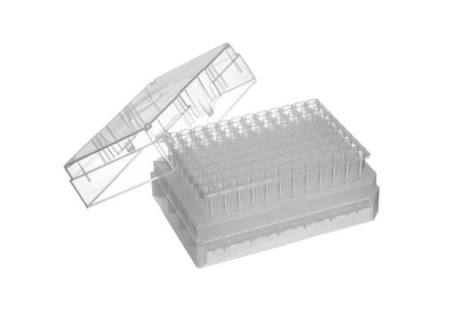 Storage box, PP, 96 tubes inserted