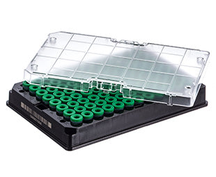CRYO.S biobank tubes, 300 µL, 2D codes, rack with 9