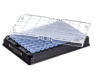 CRYO.S biobank tubes, 300 µL, 2D codes, rack with 9